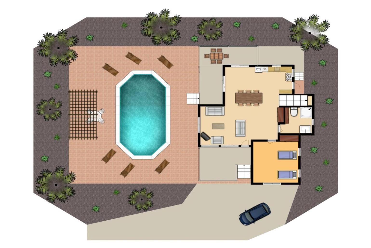 Villa Charoula Thio Polis Eksteriør billede